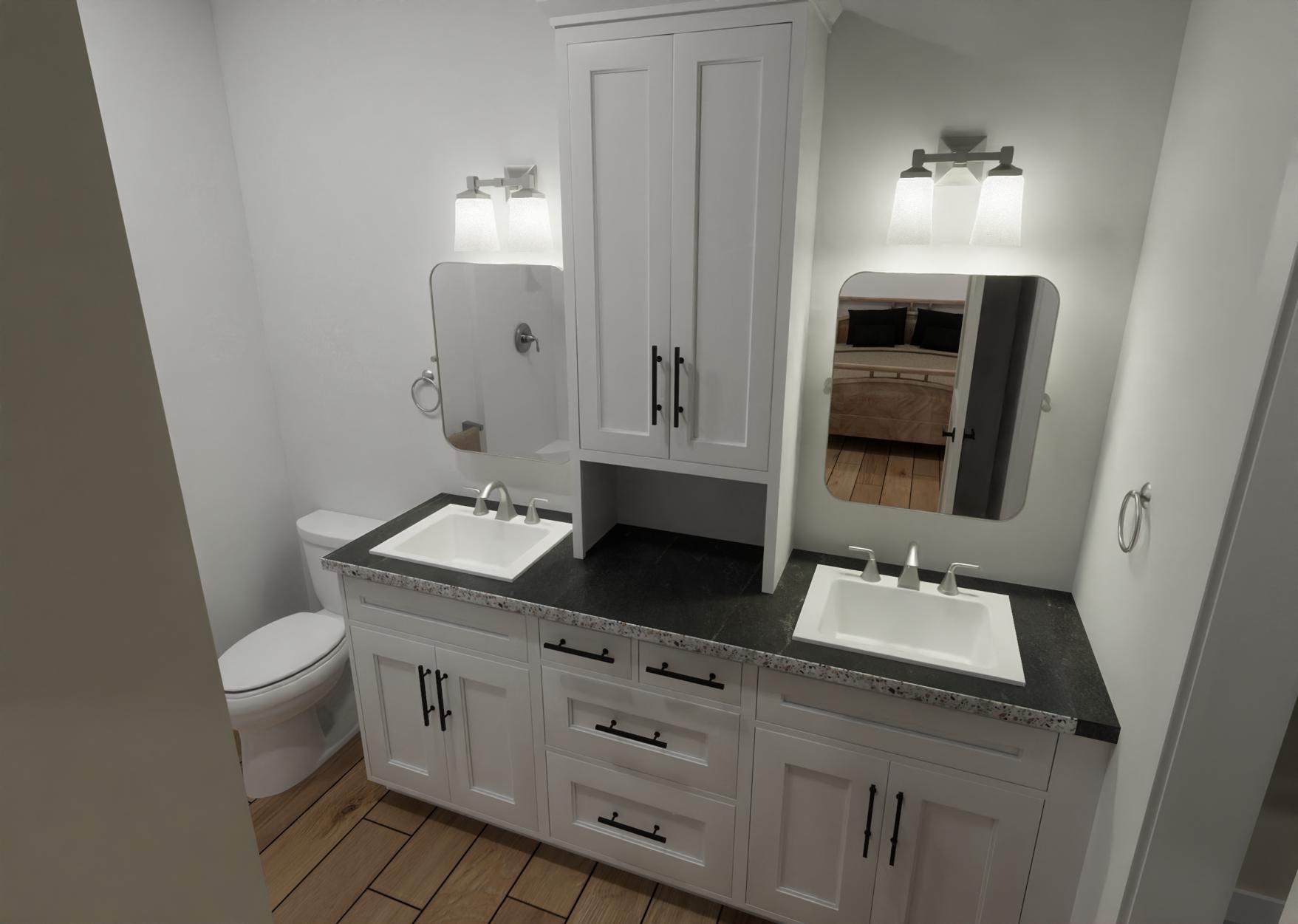 master bathroom 1