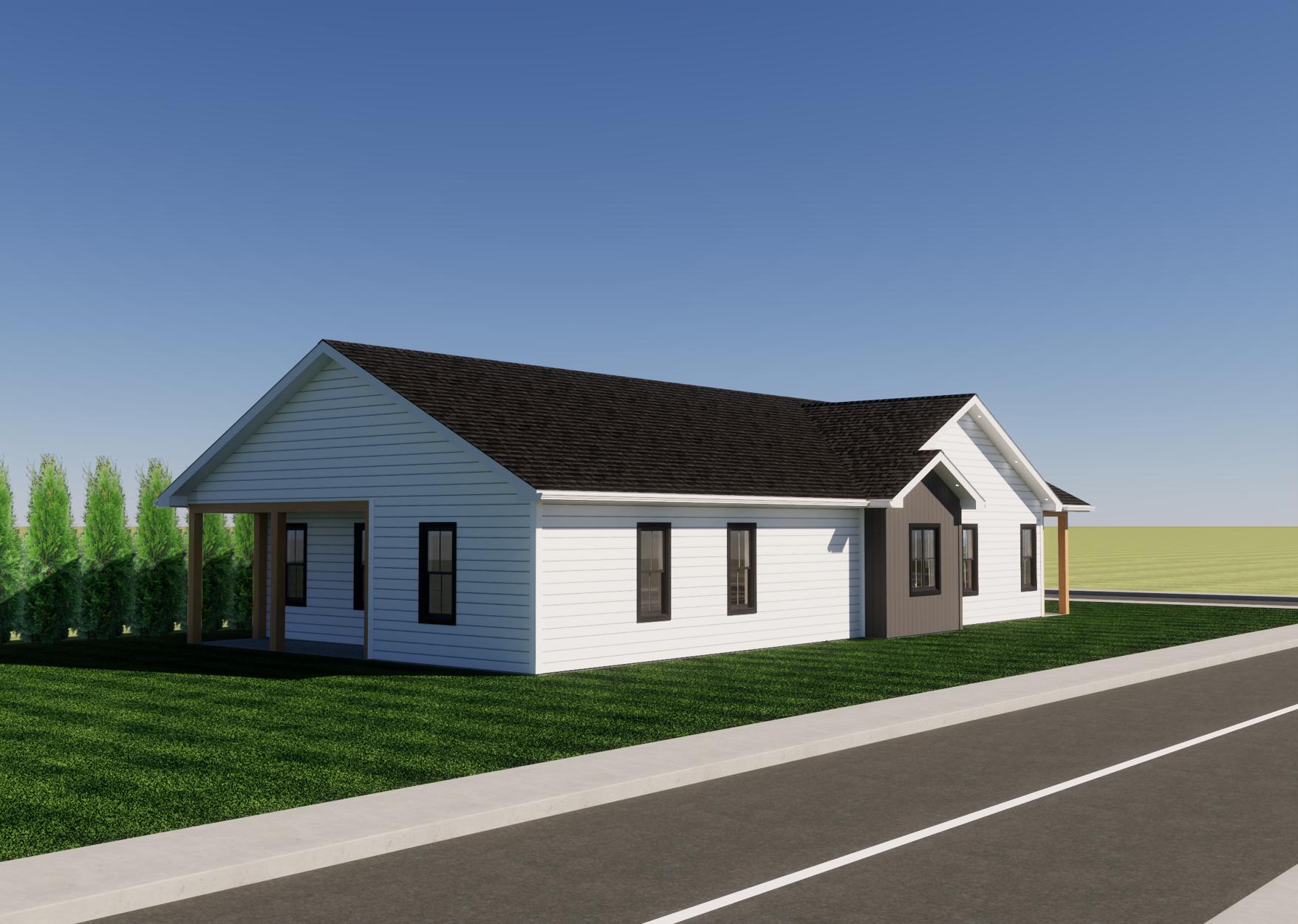northeast exterior